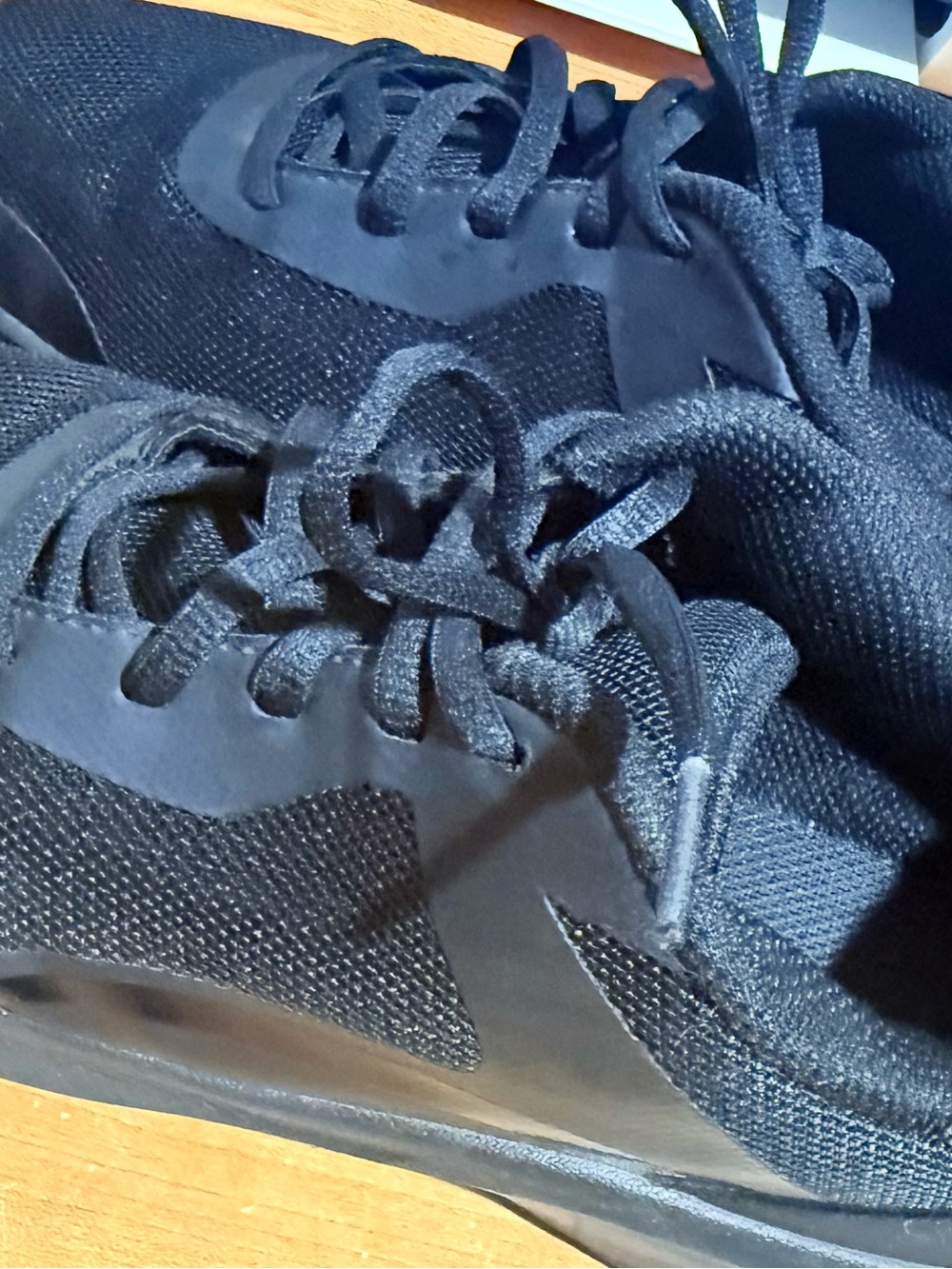Women’s Athletic Works Black Mesh Jogger Sneaker